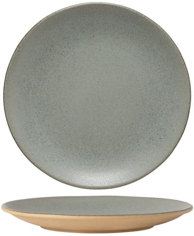 Costa Nova Dinerborden Arenito Sage Green ø 28 cm - 6 stuks