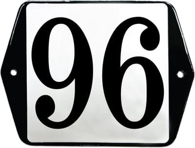 Emaille huisummer model oor - 96