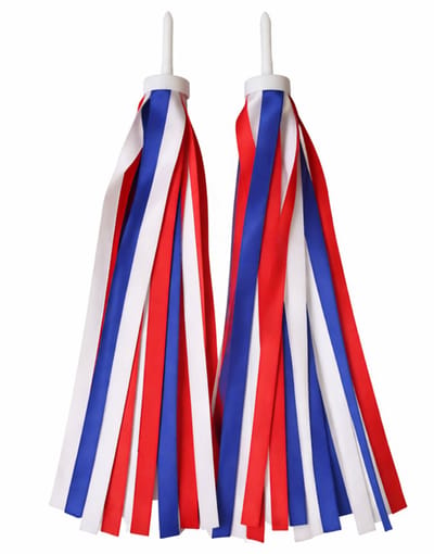 Stuurslingers - Fietsversiering voor Kinderfiets - Versiering voor Step - Stuurversiering Fiets - Handvatstreamers - 27 cm - 2 Stuks