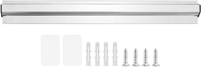 JHUBERS- Bestelclip 35 cm - Etikethouder - Labelhouder Zelfklevend - Wandmontage - Aluminium - Duurzaam