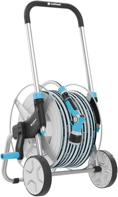 Tuinslanghaspel Set 50 Meter met Waterslang en Aansluitmateriaal