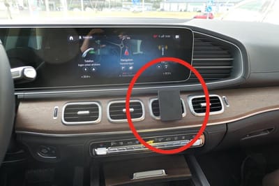Brodit ProClip houder geschikt voor Mercedes Benz GLE-Klasse 2019 - / GLS-Klasse 2020 - Center Mount