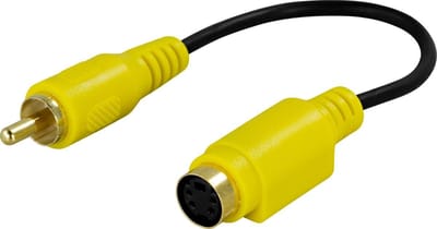 Kabeladapter - MD4 naar RCA plug - 0.2 m