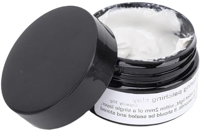 Sneldrogende UV-uithardende putty 50G voor 3D-harsafdrukken - Vezelversterkte reparatieklei voor gaten, scheuren en sculpturen, direct hardend onder UV-licht