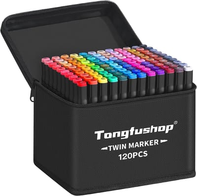 Alcohol Markers - Alcohol Markerset - Multicolor - Dubbelzijdige Stiften - Sneldrogend - Voor Kunstenaars