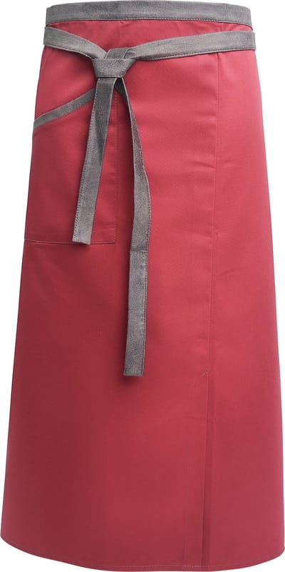 Pavelinni | San Sebastian | Lange Horeca Schort | Keukenschort | Horeca Schort | Rood/Bordeaux