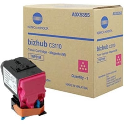 Konica Minolta TNP-51M (A0X5355) toner cartridge magenta (origineel)