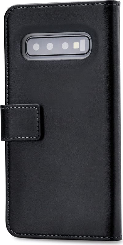 Mobilize Telefoonhoesje geschikt voor Samsung Galaxy S10 Hoesje | Mobilize Classic Gelly Wallet Bookcase Portemonnee | Pasjeshouder voor 2 Pasjes | Telefoonhoesje voor Pinpas / OV Kaart / Rijbewijs - Zwart