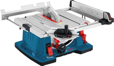 Stationaire machine GTS 10 XC (Afzuigadapter, bewaring voor bijkomend zaagblad, duwstok, hoekaanslag, parallelgeleider, zaagblad 254 x 30 mm)