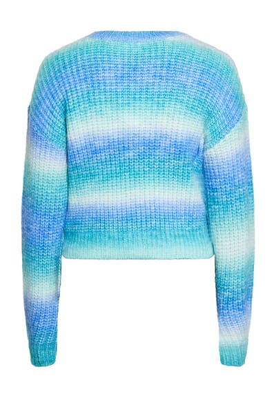 Mymo Gebreide trui Dames Blauw Veelkleurig