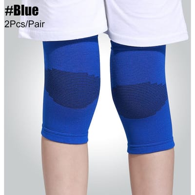 Kinder Knie Compressie Sleeve Kinder Kniebrace Kinder Knie Ondersteuning Kind Kniebeschermers Ideaal Voor Basketbal Volleybal Sporten Gymnastiek S