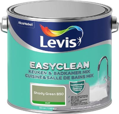 Levis - Easyclean Keuken & Badkamer Mix - Shady Green B50 - Mengverf - 2,5 L