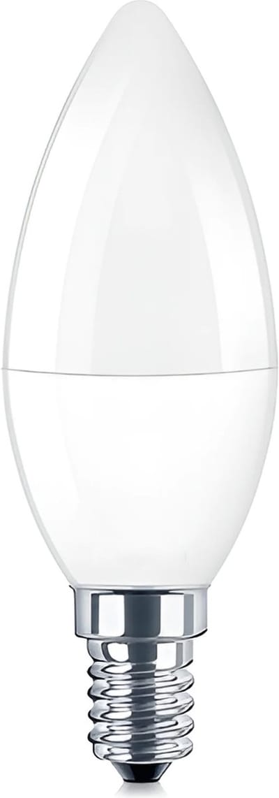 LED Lamp - E14 Fitting - Kingtron - 5W 470lm - 840 Natuurlijk Wit 4000K - C37 | Vervangt 35W