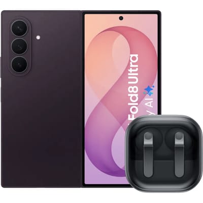 Samsung Galaxy Z Fold 8 Ultra 512GB Paars 5G + Samsung Galaxy Buds4 Pro Zwart