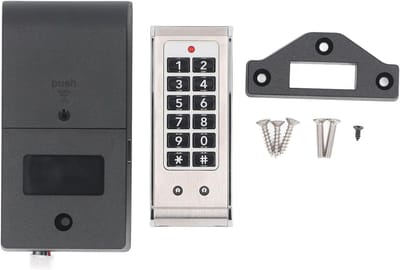 Elektronisch Kastslot - Wachtwoord Slot - Kast Beveiligen - Roestvrij Staal - 19.99 x 14.99 cm