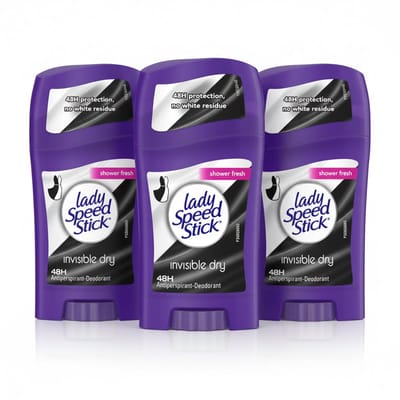 Lady Speed Stick Invisible Dry Shower Fresh Deodorant Stick 3 Pack - Voel Je Fris en Zelfverzekerd - Anti Transpirant Stick Dames - Deodorant Dames Voordeelverpakking - 3x 40g