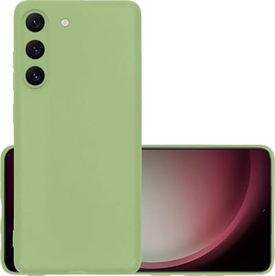 Hoesje - Geschikt voor Samsung Galaxy S23 - Sterk & Shockproof - Hoes Cover - Siliconen Case - Groen