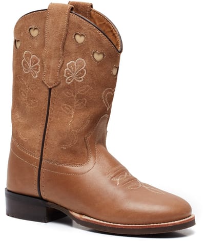 Bootstock x Chesterfield Camel Cowboylaarzen - Kinderen - Creme - Leer