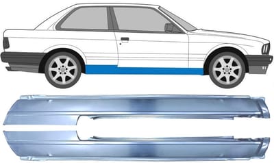 Volledige dorpel voor BMW 3 E30 1982-1994 / Links + Rechts / Set
