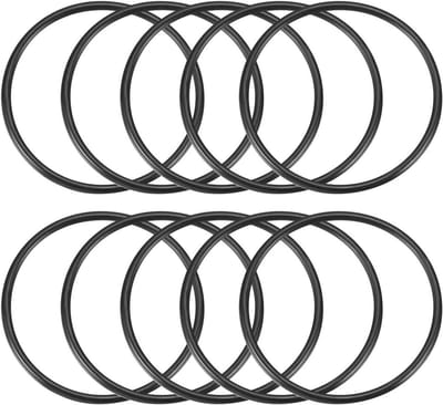 10 Stks 3mm x 58mm Rubber Afdichting Olie Filter O Ringen Pakking Zwart