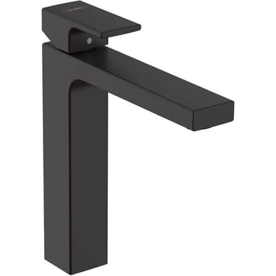 hansgrohe Vernis Shape - Wastafelmengkraan - Ééngreeps bediening - Zonder waste - 230mm maat - Mat Zwart