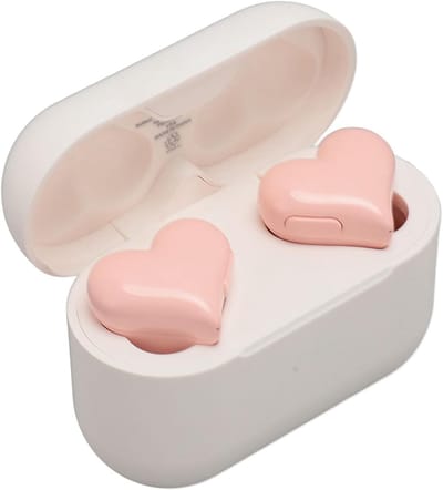 Hartvormige Draadloze Oordopjes - Schattige Oortjes - 5.3 Hoofdtelefoon voor Meisjes - Waterdicht met Oplaadcase
