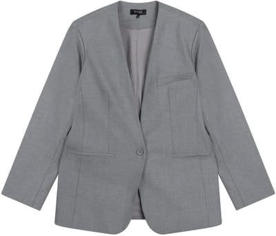 Refined Department Dames blazer mea collarless antra