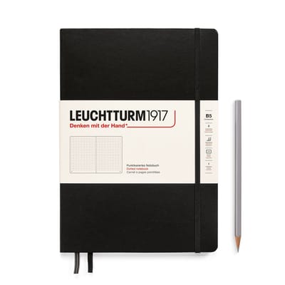 Leuchtturm 1917- Hardcover- B5- 18 x 25.5 cm- Notitieboek - Black- Dot