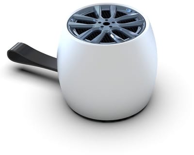 Fivesquare MiniSense Bass Speaker – Mini Bluetooth Speaker met Aluminium Behuizing, TWS & Shake Control Zilver M10