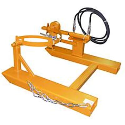 Vatenkantelaar BAUER FD-H met hefcilinder, staal, B 1000 x D 1245 x H 475 mm, oranje
