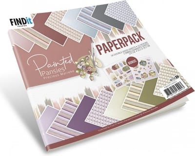 Paperpack - Precious Marieke - Painted Pansies