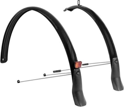 XLC MG-F05 Spatbord Stadfiets Set - 28 inch / 46 mm - PVC - Geschikt voor Stad/Tour Fiets