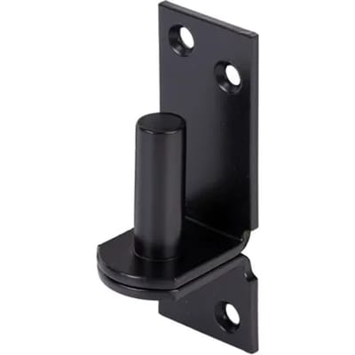 Alberts Duimplaat Di-haak Kunststof Coating Zwarting Ø16/115x40mm