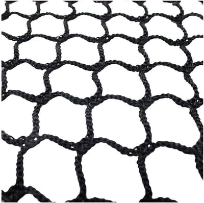 Veiligheidsnet Kinderen - Trapleuningnet Beschermnet - Anti Val Creëren - Duurzaam Polyester Nylon - 1x8 Meter - Zwart
