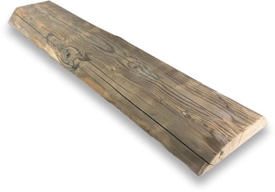 Halfronde Barnwood balk 100 x 24 cm - Robuuste boomstam plank - Boomstam plank - Houten plank - Plank muur