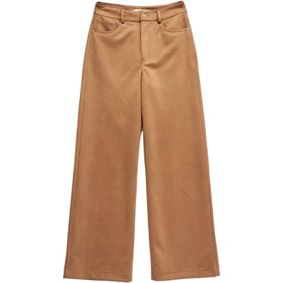 Dames Wide Leg Jeans met Suède Effect Salsa Jeans
