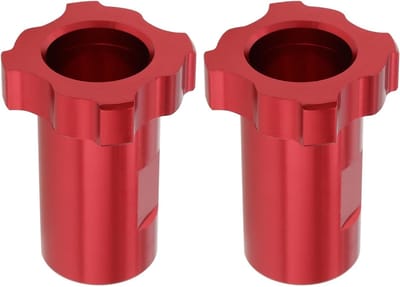 2 Stuks Aluminium Spray Gun Cup Adapter 41.4x31.8mm voor M16x1.5mm Verbinding, Geschikt voor PPS Spray Guns en Verfspuiten