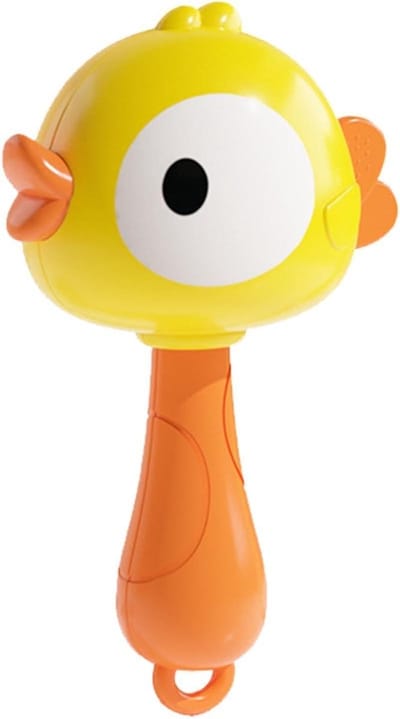 Maracas Kinderen - Muzikaal Speelgoed - Muziek Ontdekken - Schattig Eend Ontwerp - 5 x 3.8 x 9 cm - Geel