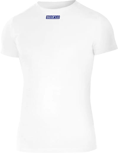 Sparco B-Rookie 100% Katoen T-Shirt - Blauw/Wit/Zwart — XS