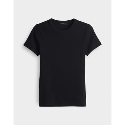 regular fit T-shirt van katoenmix