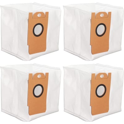 4 stuks Stofzak voor Stofzuiger Efficiënte Stofopvangzak voor Lydsto R1 Stofzuiger white