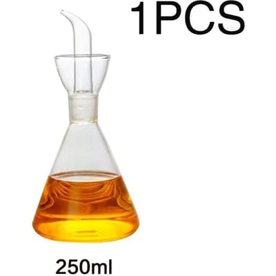 Hoge Borosilicaatglas Oliepot Huishoudelijk Lekvrij Olie Azijn Potten Keuken Sojasaus Olietank Kruidenfles Keukengereedschap white