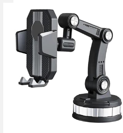 LuxeBass Telefoonhouder Auto | Autohouder telefoon | Zuignap en 360 graden rotatie - LB593
