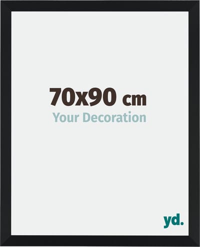 Your Decoration - Fotolijst 70x90 cm - MDF - Zwart Mat - Catania