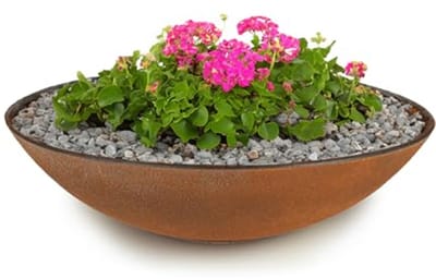 Dailygoods- Plantenbak Weerbestendig 35 cm - Bloembak - Decoratieve Schaal - Ronde Plantenbak - Vorstbestendig - Robuust Kunststof - Bloempot