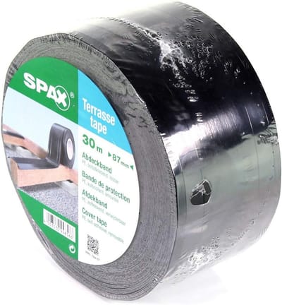 Zelfklevende Afdichtingstape - Waterdichte Tape - Afwerken van naden - UV en waterbestendig - 30 m x 87 mm - Zwart
