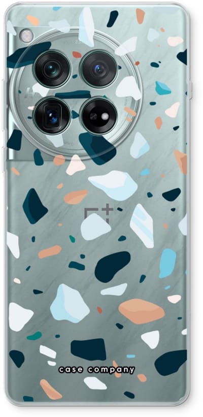 Case Company® - Hoesje geschikt voor OnePlus 12r hoesje - Terrazzo N°13 - Soft Cover Telefoonhoesje - Bescherming aan alle Kanten en Schermrand