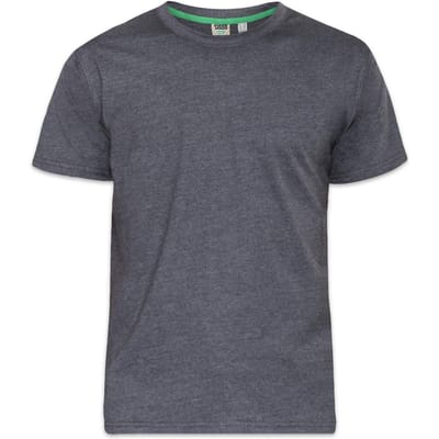 Duke Heren D555 Flyers 2 Kingsize T-shirt 6XL houtskool