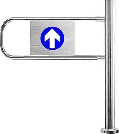 Eenrichtingsdeur - Toegangsdeur - Verkeer Regelen - Automatisch Sluitend - 60x100cm - Roestvrij Staal