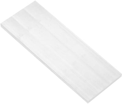 QUARKZMAN Platte stang van aluminium, vierkant, dikte 10 mm, breedte 95 mm, lengte 305 mm, platte vierkante plaat van aluminium 6063, 10 x 95 x 305 mm, solide, op voorraad van molen